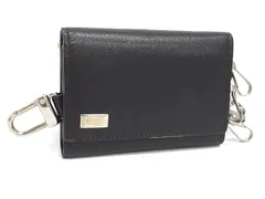 dunhill ダンヒル レザー 6連 キーケース 鍵入れ メンズ ダークブラウン系 DJ9684