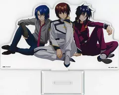 【中古】雑貨 キラ・ヤマト＆アスラン・ザラ＆シン・アスカ 描き下ろし ビジュアルスタンド 「一番くじ 機動戦士ガンダムSEED FREEDOM」 B賞