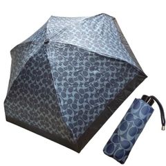 コーチ COACH 傘 UVカット 折りたたみ傘 小物 シグネチャー ミニ アンブレラ C4322 SV/NV ネイビー