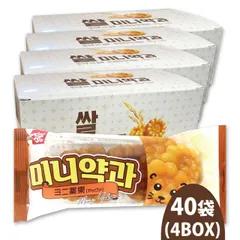 KorePla ミニ薬菓 (ヤッカ) 70g *40袋セット / ミニヤッカ  ヤックァ 韓国お菓子のサムネイル