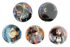 僕のヒーローアカデミア  ヒロアカ 缶バッジコレクション　5種セット  ( オールマイト & オーバーホール & 飯田天哉 & 爆豪勝己 & 麗日お茶子 )