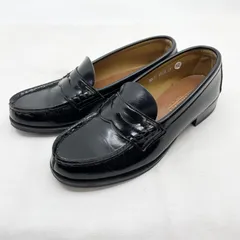 ハルタ コインローファー 24.0 ブラック 4514 人工皮革