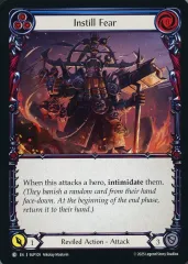 【中古】Flesh and Blood SUP109[C]：Instill Fear(3)/染み込む恐怖(3)