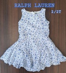 SD43 RALPH LAUREN ラルフローレン 花柄ワンピース 2/2T 女の子