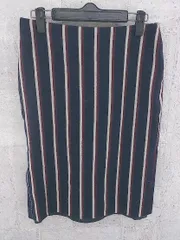 ◇ BEAUTY&YOUTH UNITED ARROWS バックジップ 膝丈 タイト スカート サイズS ネイビー ベージュ レッド レディース  【1002800929160】