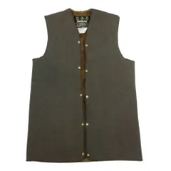 Barbour バブアー 英国製 A295 Pile LINING パイル ライニング ベスト カーキ系 C36/91cm【中古】のサムネイル
