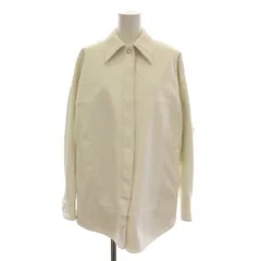 3.1 フィリップリム 3.1 phillip lim Vegan leather shirt jacket シャツ ジャケット フェイクレザー アウター XS アイボリー 白 E221-2504VPL /YM ■BMのサムネイル