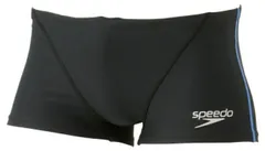 speedo スピード ZEBRA STACK T-BOX KxBL S ST52410 KB | スイムウェア メンズボックス ジャマー 耐塩素性 4WAYストレッチ ハーフパンツ 4分丈 スピンドル付き 練習用 水泳 水着 プール トレーニング 快適 ロゴ