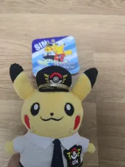 ポケモン - ポケモン シンガポール限定 ピカチュウパイロットぬいぐるみ ステッカーシール４点 シンガポール限定】ポケモン ピカチュウ CA パイロット