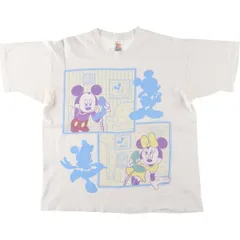 古着 MICKEY UNLIMITED MICKEY MOUSE ミッキーマウス キャラクタープリントTシャツ USA製 メンズL相当/eaa546260