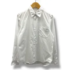 tricot COMME des GARONS トリココムデギャルソン コットンブラウス シャツ 長袖 ドット釦 綿 コットン 無地 シンプル TN-B021 白 ホワイト Mサイズ レディース 春 ゴーゴー古着溝口店 1 北360