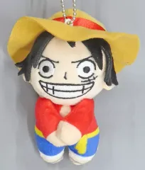 【中古】キーホルダー モンキー・D・ルフィ 「ワンピース・プレミア・サマー 2023 コレクタブルだきつきマスコット」 ユニバーサル・スタジオ・ジャパン限定