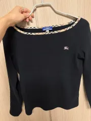 BURBERRY(バーバリー ) ブルーレーベル 黒 長袖Tシャツ