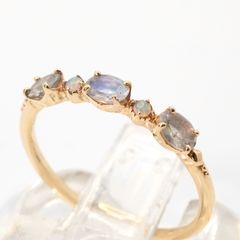 美品 アガット 透かし ミル打ち リング/24-4232 - メルカリ 