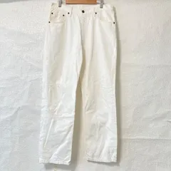 日本製◎ (^w^)b LEVISTRAUSS&CO. リーバイス LEVI’S 502 コットン100% デニムパンツ ジーンズ ジーパン 牛革使用 アメカジ カジュアル 爽やか ストレート ボトムス ホワイト 白 メンズ 男性 W34