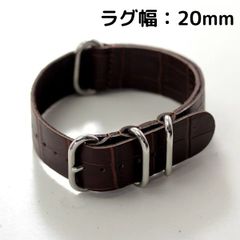 【20mm】腕時計　レザーベルト　ブラウン bb-865-ss02-20mm-brown