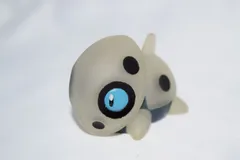 ポケモンキッズ　指人形　クリア　ソフビ　コドラ　フィギュア ポケモンキッズ 指人形【ヤドラン】クリアタイプ ソフビ