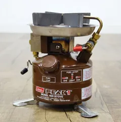 コールマン　ピーク1 400A ツーレバー　トロ火OK！　整備済み お買い得！ コールマン ピーク1 400A ツーレバー トロ火OK