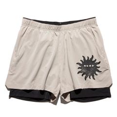 【新品】Run Amok ラン・アモック ハーフパンツ 3.5インチ BOMMER 3.5" RS321-GST メンズ GHOST GREY メンズ ロアークリバイバル ROARK Revival ボマー ショーツ コンプレッションライナー ランニング トレ