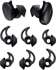 【数量限定】A-Pcas イヤーピース イヤーチップ Bose Sport Earbuds用 Bose QuietComfort Earbuds用 Bose TWSイヤホン用 チップ シリコン製 S/M/L 3セット ブラック