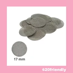 420friendly スクリーン "PIPE SCREENS" 20枚セット (17mm) パイプ ボング用  スクリーンネットのサムネイル