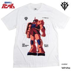 기동전사 건담 샤아 전용 자쿠 T셔츠 일본 미발매 임포트 상품 GUNDAM 반소매 맨즈 굿즈 지온 지온군 모빌 슈트