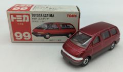 トミー トミカ赤箱日本製 トヨタ エスティマ (レッドxグレーメタ) 灰内装 99-4-4