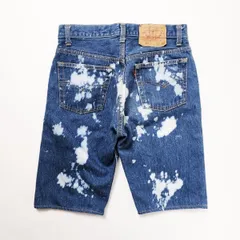 80's 90's USA製 Levis リーバイス 501 カットオフ ブリーチ デニムショーツ (29) アメリカ製 80年代 オールド 赤タブ ショートパンツ アメリカ古着 USED  ビンテージ ヴィンテージ