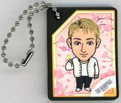 【中古】キーホルダー 鈴木昂秀(THE RAMPAGE) スクエアラバーキーホルダー 2023 桜 ver. EXILE TRIBE STATION オンラインカプセル景品