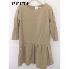 ◇ le.coeur blanc ルクールブラン バックジップ 七分袖 膝丈 ワンピース サイズ38 ブラウン レディース  【中古】 【1201120001932】のサムネイル