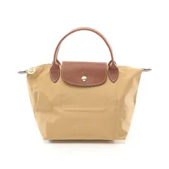 ロンシャン Longchamp ハンドバッグ ル プリアージュ オリジナル S トップハンドルバッグ L1621089P86 フォーン キャンバス レザー ル プリアージュ オリジナルS トップハンドルバッグ レディース 新品