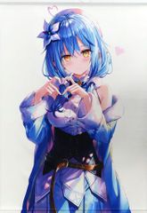 ホロライブ 雪花ラミィ ♥ ハート B2タペストリー リン☆ユウ