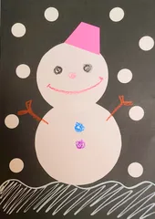 【おすすめ】雪だるま製作キット 8セット 保育園 幼稚園 製作