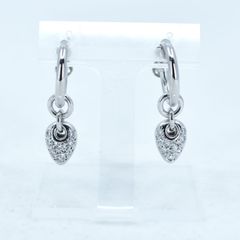 タサキ TASAKI PT900 ダイヤモンド付きイヤリング
