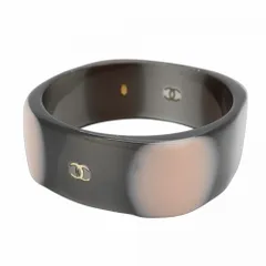 【値下げしました！】CHANEL ロゴバングル ブラック・ホワイト 値下げ交渉⭕️】CHANEL ロゴバングル ブラック・ホワイト