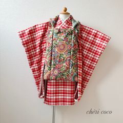 【完成品特別価格】七五三　セパレート着物　被布　ハンドメイド