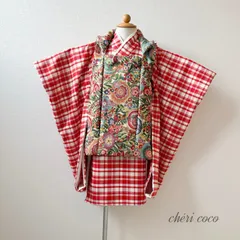 【完成品特別価格】七五三　セパレート着物　被布　ハンドメイド