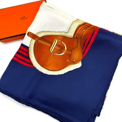 美品　エルメス　カレ90 スカーフ　JUMPING ジャンピング　馬　サドル エルメス カレ90 スカーフ JUMPING ジャンピング 馬 サドル