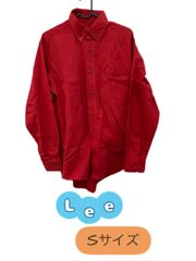Lee　長袖シャツ　レッド　状態がいい　秋冬　厚手　あったかい　U-467