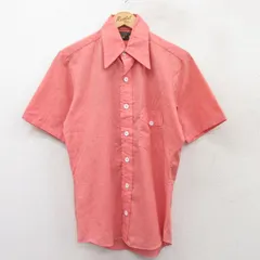 S/古着 JCペニー 半袖 シャツ メンズ 70s ピンク 25may15 中古 トップス