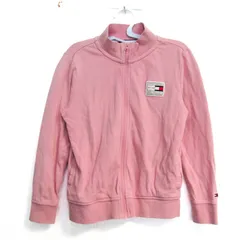 トミーヒルフィガー ジャージ トラックジャケット コットン ブランド アウター キッズ 女の子用 110サイズ ピンク TOMMY HILFIGER 【中古】のサムネイル