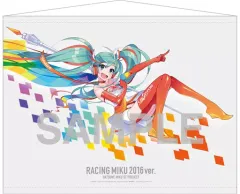 【中古】タペストリー 2.初音ミク レーシングVer.2016(指差し) B2タペストリー 「VOCALOID」