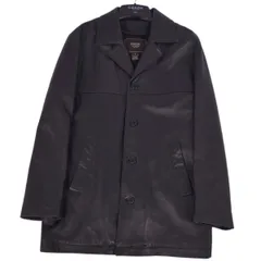 美品 コーチ COACH コート レザーコート カーコート ライナー付き ラムレザー アウター メンズ S ブラックのサムネイル