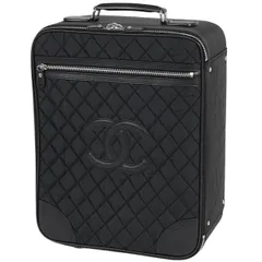 シャネル CHANEL パリ ニューヨークライン キャリーバッグ キャリーケース 旅行鞄 キャリーバッグ ナイロン ブラック A33107 レディース 【中古】のサムネイル