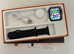 ⭐️売れてます⭐️新品未使用 スマートウォッチ 黒 シリコンベルト Bluetooth 健康管理 USB充電ケーブル