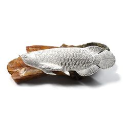 アロワナ シルバーブローチ　一点物
