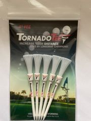 トルネードティー ホワイト 4インチ 5本セット/TORNADO TEE white 4inch 5set