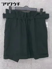 ◇ nano universe ナノユニバース ウエストゴム ロールアップ ショート パンツ ブラック レディース 【中古】 【1002801155223】のサムネイル