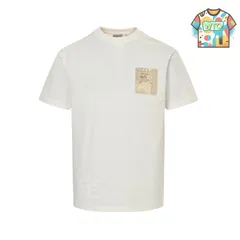 【今日特価】Burberry 25SS ゴールドエッジ ホースマンポケット T シャツ-1