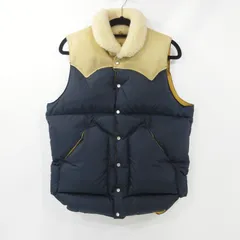 ロッキーマウンテン　ロンハーマン　コンチョダウンベスト ブラック　36 Rocky Mountain FeatherBed CHRISTY VEST NYLON Featherbed